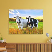 Toile Paire de vaches dans le pâturage (Insitu(Salon))