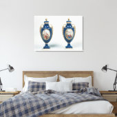 Toile Paire de vases de Sèvres décorés avec allégorie (Insitu(Chambre))