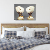 Toile Paire de vases Worcester en forme de Nautilus (Insitu(Chambre))