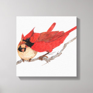 Toile Paires de cardinaux