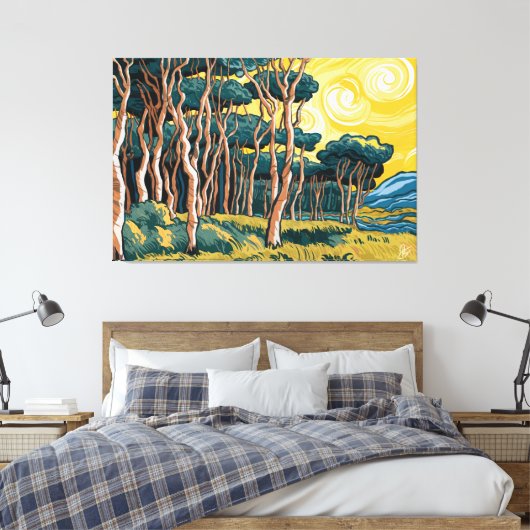 Toile Paisagem de Bosque ao Sol (Insitu(Chambre))