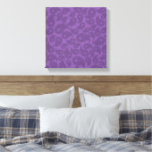 Toile Paisley violet foncé. (Insitu(Chambre))