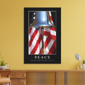 Toile Paix : Citation 1 Inspirationnelle (Insitu(Salon))