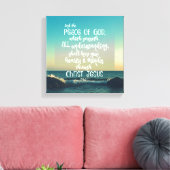 Toile Paix de Dieu Bible Verse (Insitu(Salon))
