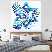 Toile Paix pour Israël (Insitu(Chambre))