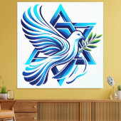 Toile Paix pour Israël (Insitu(Salon))