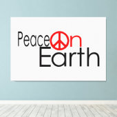 Toile Paix sur Terre (Insitu (Plancher de Bois))