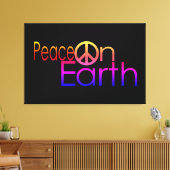 Toile Paix sur Terre #2 (Insitu(Salon))