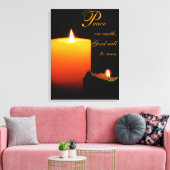 Toile Paix, sur Terre, Bonne volonté aux hommes (Insitu(Salon))