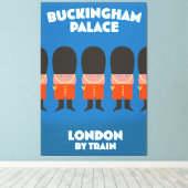 Toile Palais Buckingham Londres en train (Insitu (Plancher de Bois))