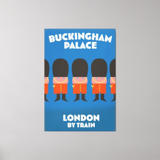Toile Palais Buckingham Londres en train (Recto)
