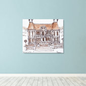 Toile Palais de Justice Courthouse | Rennes, Bretagne (Insitu (Plancher de Bois))