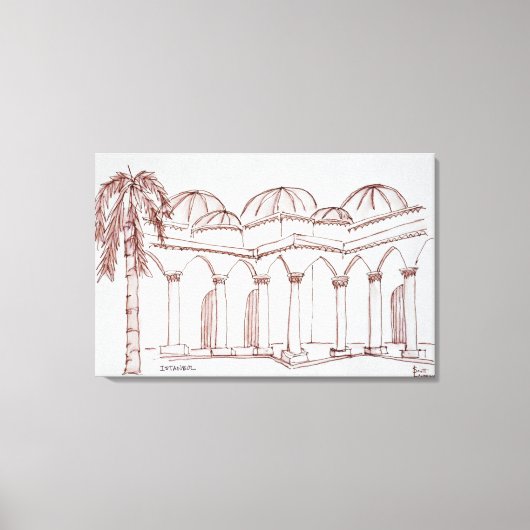 Toile Palais de Topkapi | Istanbul, Turquie (Recto)