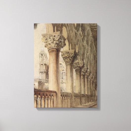 Toile Palais Ducal (par John Ruskin) (Recto)