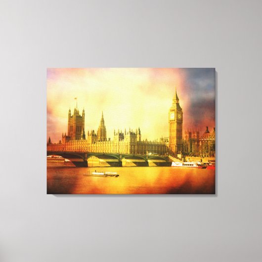 Toile Palais et pont de Westminster (Recto)