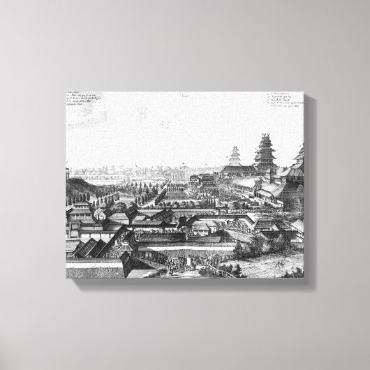 Toile Palais impérial à Ido, Japon (Recto)