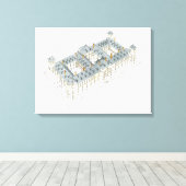 Toile Palais Royal d'El Pardo. Madrid Espagne (Insitu (Plancher de Bois))