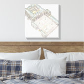 Toile Palais Royal. Madrid Espagne (Insitu(Chambre))