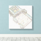 Toile Palais Royal. Madrid Espagne (Insitu (Plancher de Bois))