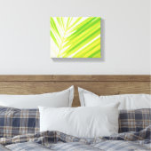 Toile Pale Pastel Green Palm Tree Feuilles (Insitu(Chambre))