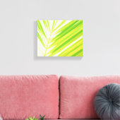 Toile Pale Pastel Green Palm Tree Feuilles (Insitu(Salon))