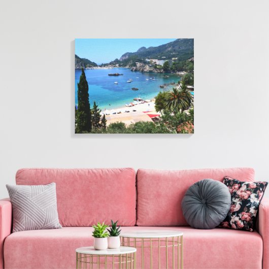 Toile Paleokastritsa, Corfou Grèce (Insitu(Salon))