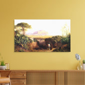 Toile Palerme, Sicile, 1847 (huile sur toile) (Insitu(Salon))