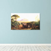 Toile Palerme, Sicile, 1847 (huile sur toile) (Insitu (Plancher de Bois))