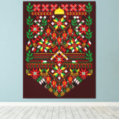 Toile Palestine Tatreez Broderie traditionnelle (Insitu (Plancher de Bois))