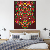 Toile Palestine Tatreez Broderie traditionnelle (Insitu(Chambre))