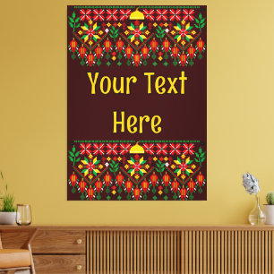 Toile Palestine Tatreez Broderie traditionnelle