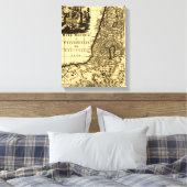 Toile PalestineCarte panoramiquePalestine (Insitu(Chambre))