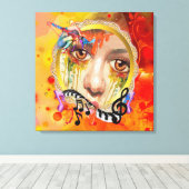 Toile Palette Artiste (Insitu (Plancher de Bois))