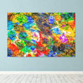 Toile Palette de couleurs (Insitu (Plancher de Bois))