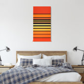 Toile Palette de lignes de couleur orange (Insitu(Chambre))