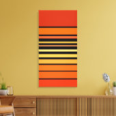 Toile Palette de lignes de couleur orange (Insitu(Salon))