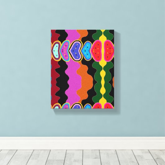 Toile Palette de pastèque (Insitu (Plancher de Bois))