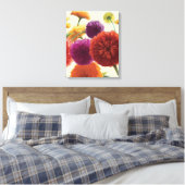 Toile Palette pure Zinnias (Insitu(Chambre))