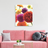 Toile Palette pure Zinnias (Insitu(Salon))