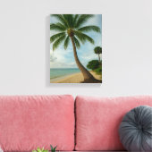 Toile Palm Beach Paradise Imprimer (Insitu(Salon))