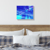 Toile Palm Tree Blues (Insitu(Chambre))