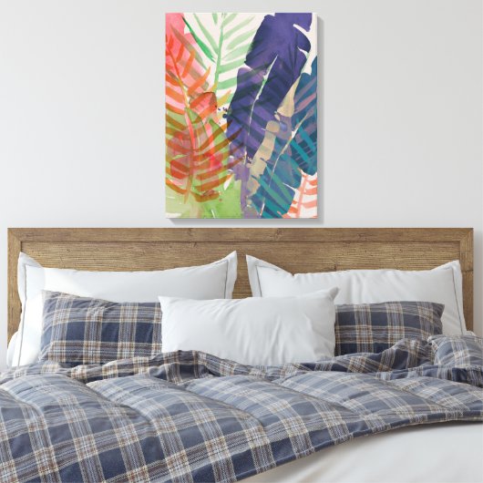 Toile Palmes électriques (Insitu(Chambre))