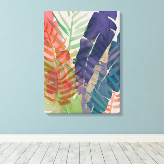 Toile Palmes électriques (Insitu (Plancher de Bois))