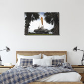 Toile Palmetto arbres cadre navette spatiale Endeavour (Insitu(Chambre))