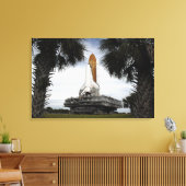 Toile Palmetto arbres cadre navette spatiale Endeavour (Insitu(Salon))