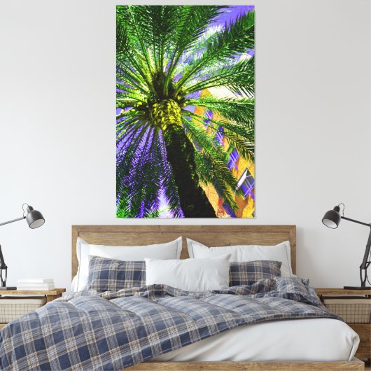 Toile Palmier le soir (Insitu(Chambre))