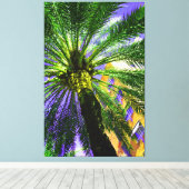 Toile Palmier le soir (Insitu (Plancher de Bois))