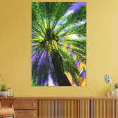 Toile Palmier le soir (Insitu(Salon))