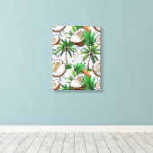 Toile Palmiers à noix de coco Design tropical (Insitu (Plancher de Bois))