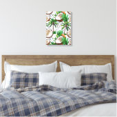 Toile Palmiers à noix de coco Design tropical (Insitu(Chambre))